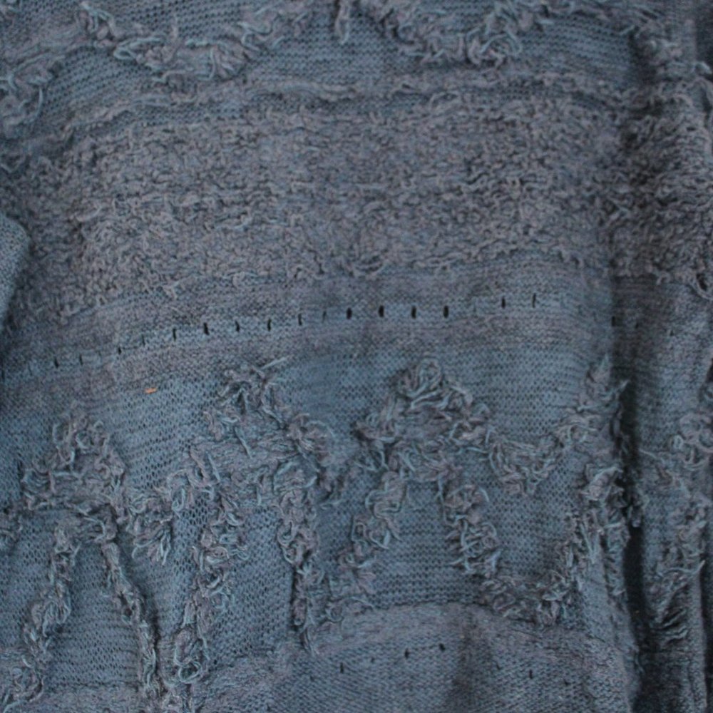 Moth Anthropologie Distressed Navy Sweater - Picture 3 of 5